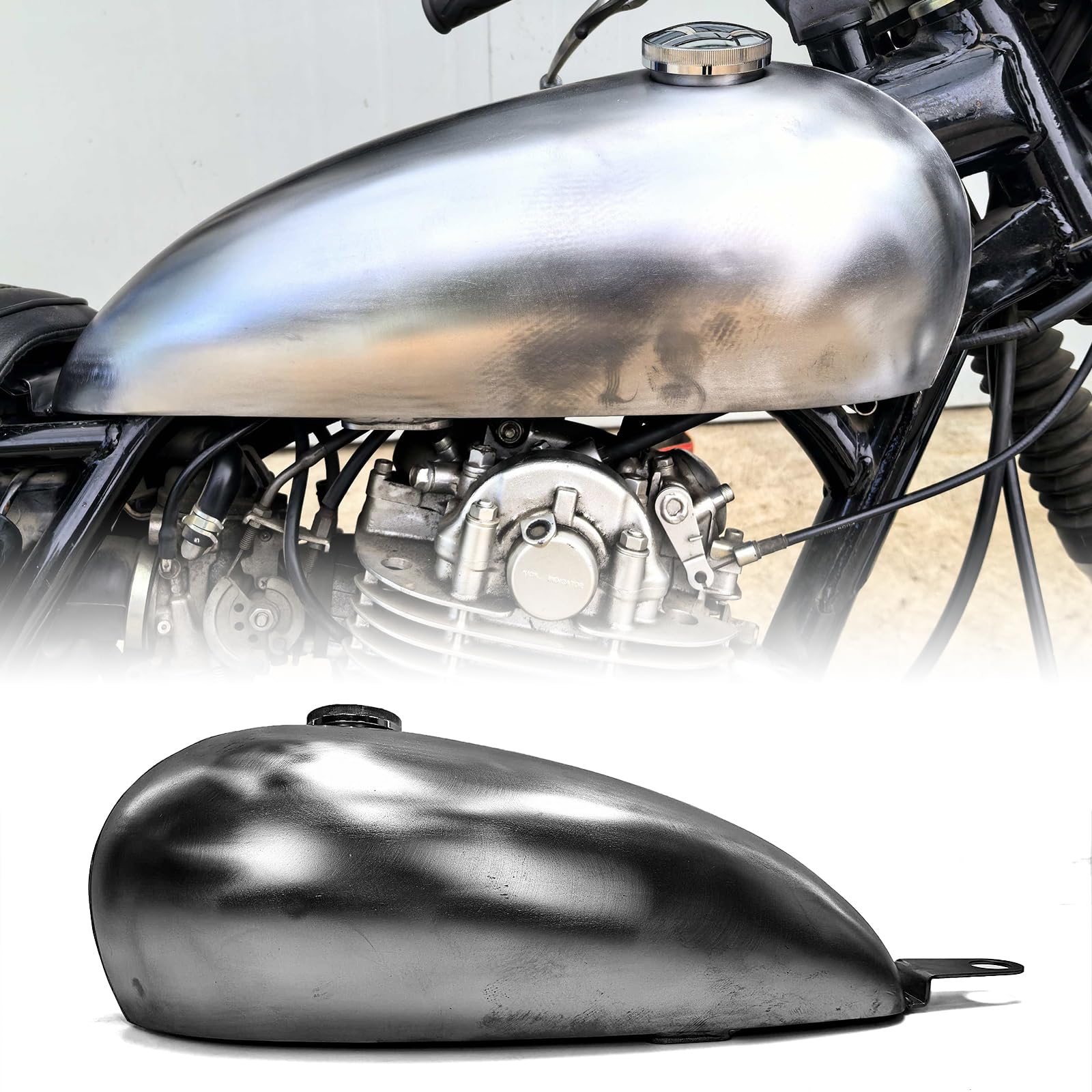 Amazon | ヤマハSR400 500 1978-2009用10L/7L改造オートバイガソリン